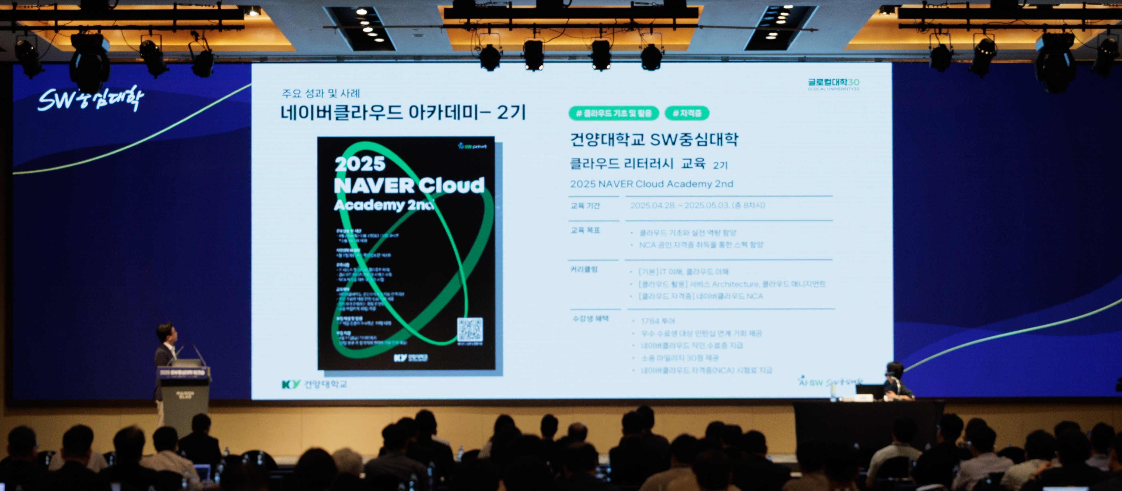 건양대, 2025 SW중심대학 워크숍서 ‘네이버클라우드 아카데미’ 운영 성과 발표